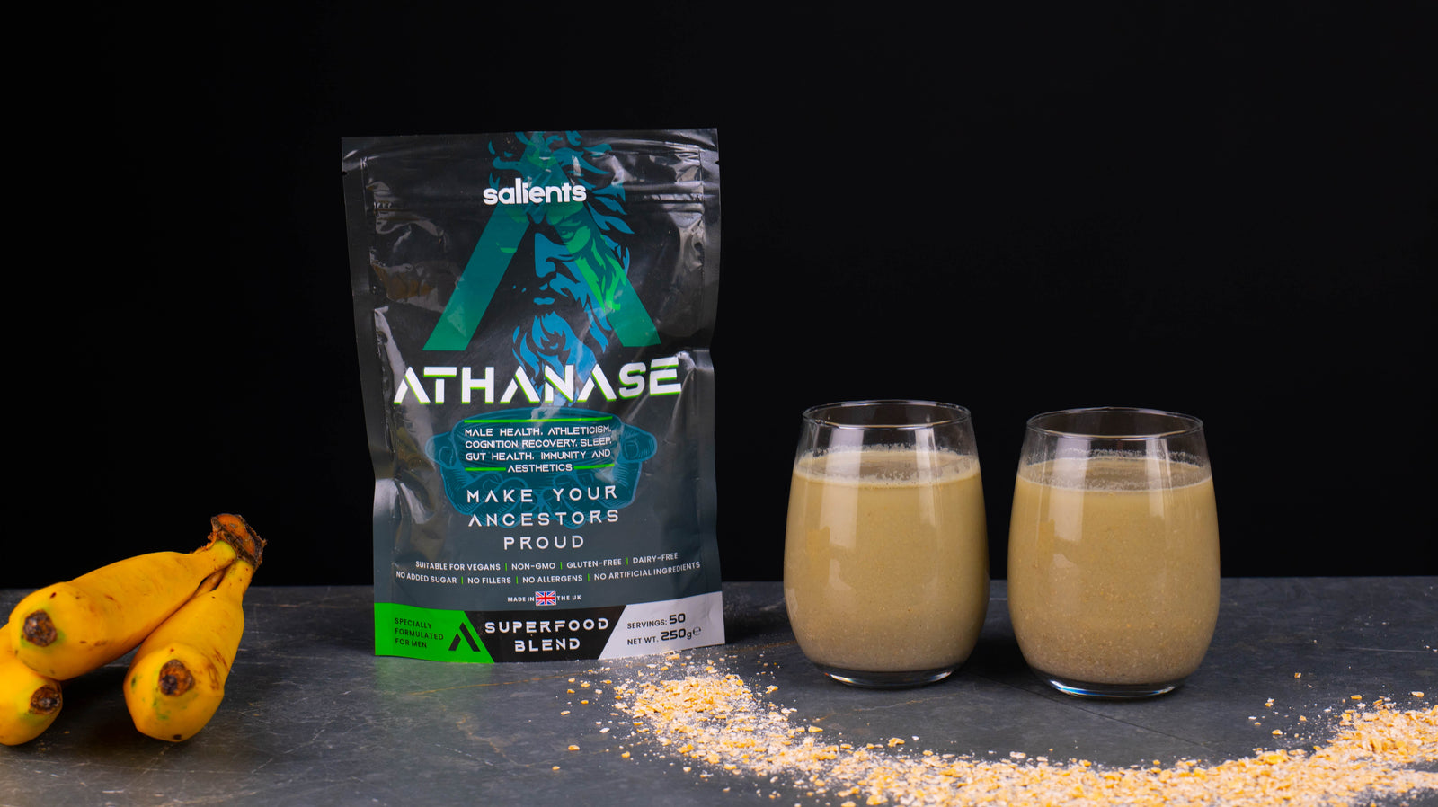 Oatmeal, Banana and Athanase Smoothie