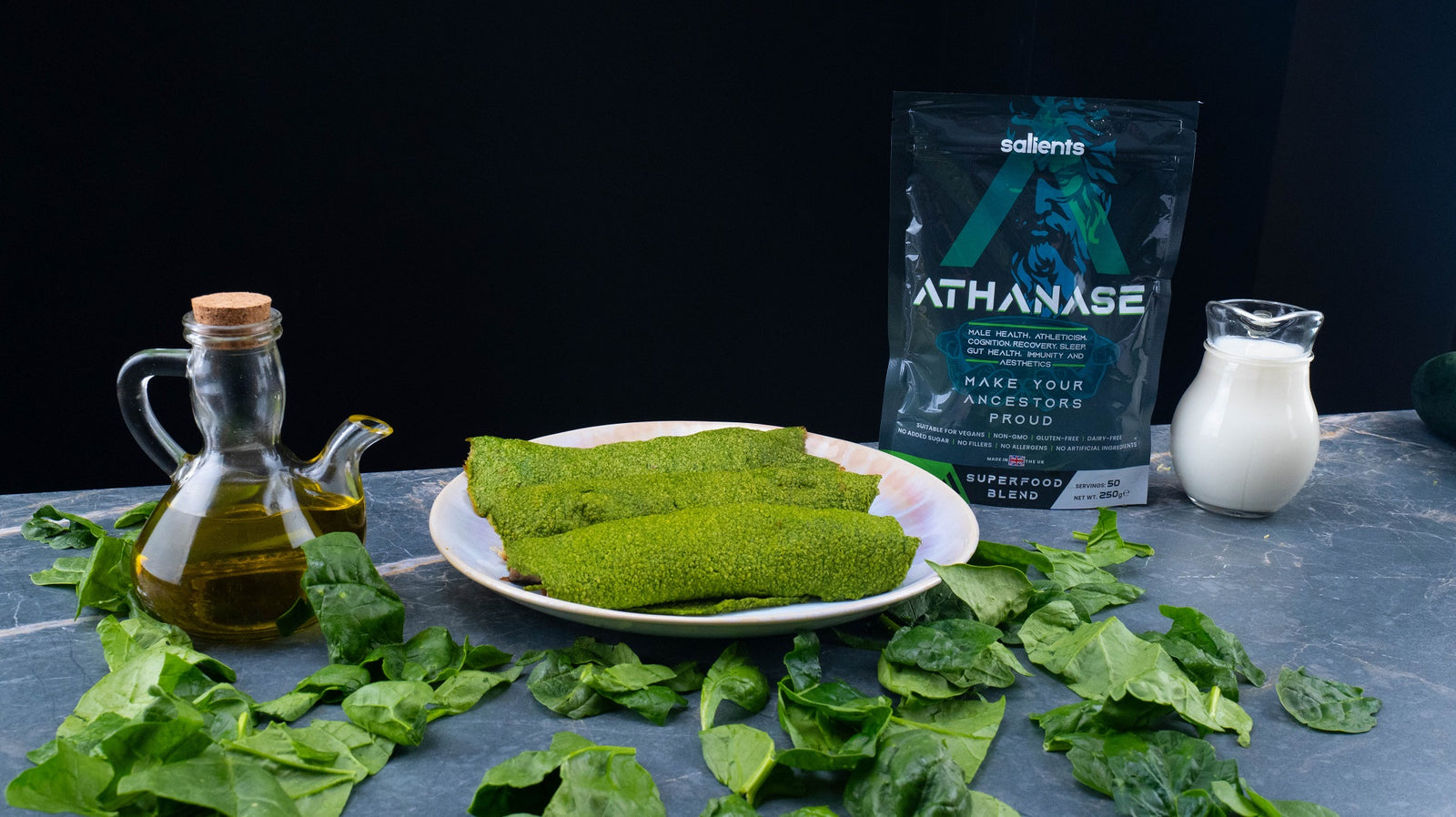 SPINACH CREPES
