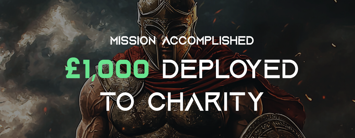 £1000 Donated to Support Men’s Health, Wellbeing, and Heroes Who Serve