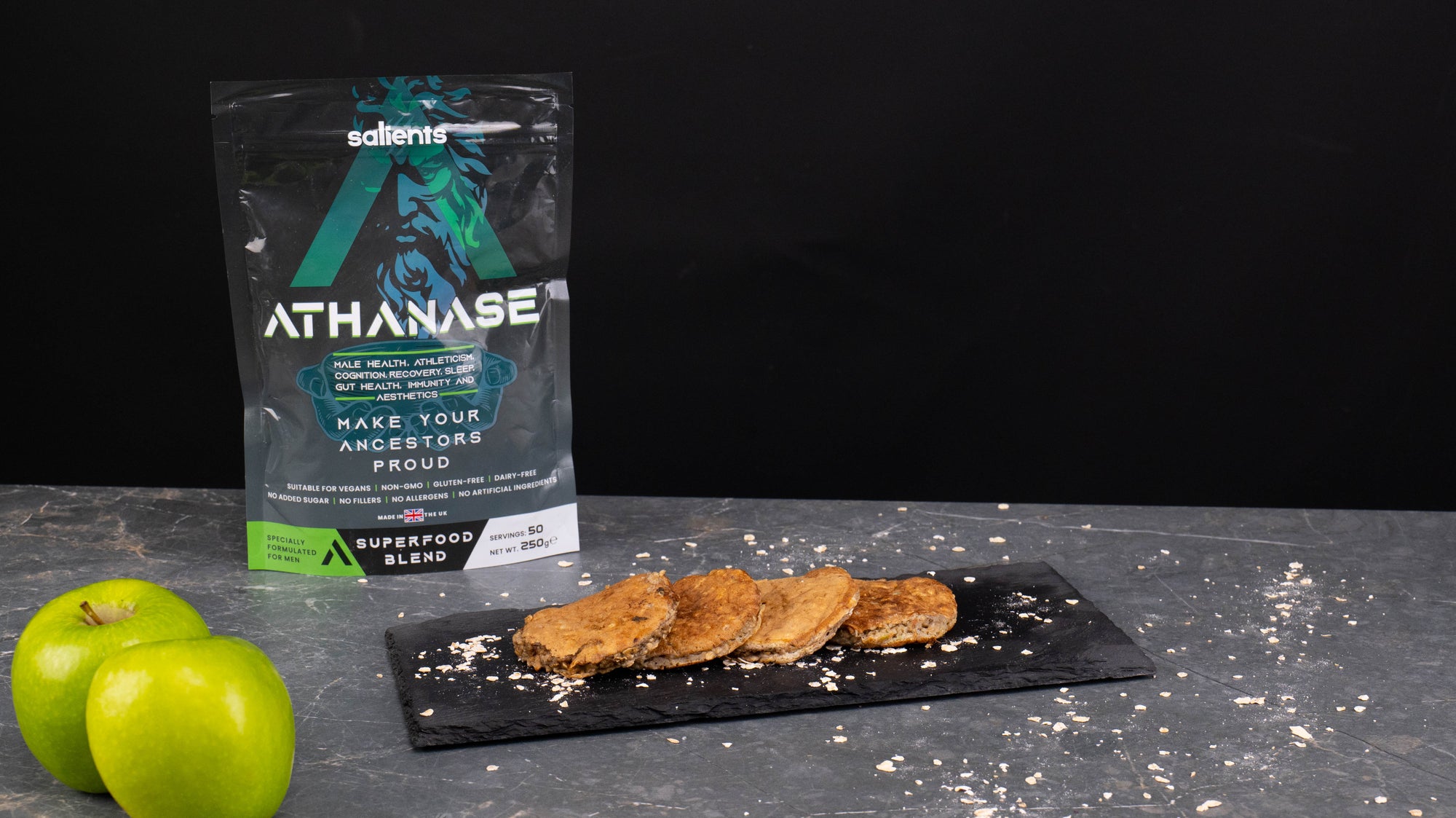 Oat and Apple Pancakes