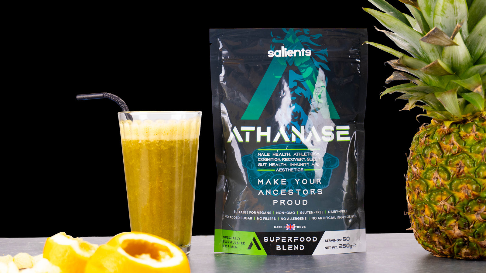 PINEAPPLE AND ORANGE TROPICAL SMOOTHIE