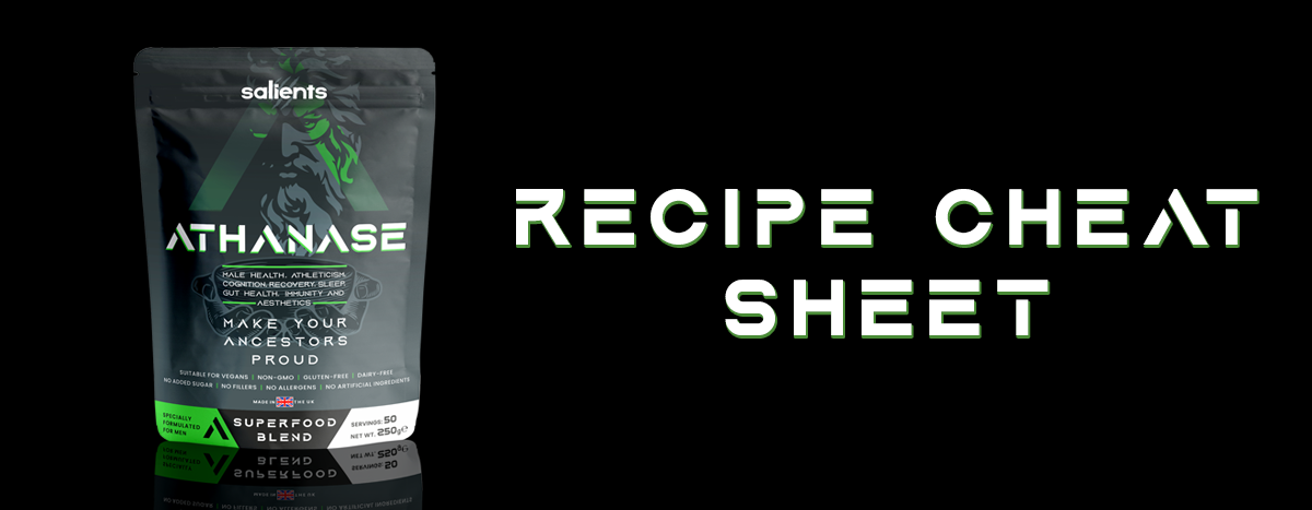 ATHANASE® RECIPE CHEAT SHEET