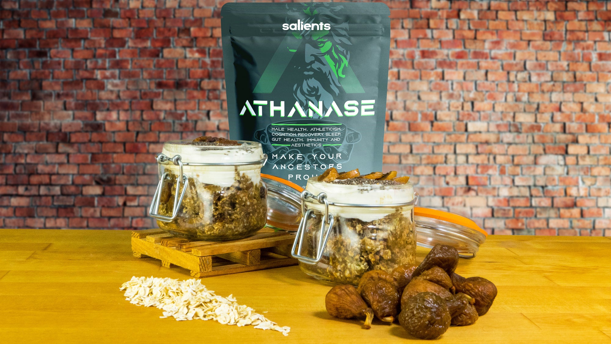 Overnight Protein Oats with ATHANASE