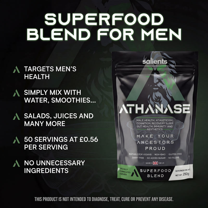 ATHANASE® - The World's First Superfood For Men - SALIENTS®